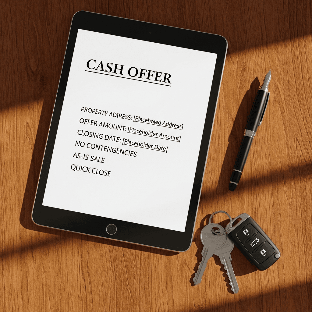 A real, written cash offer.